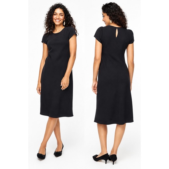 J.Crew Dresses & Skirts - J Crew Short Sleeve Midi Slip Dress 12 Minimali Cocktail Career Quiet Luxury NWT